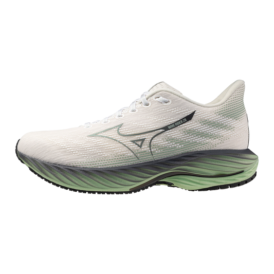 WAVE RIDER 28 Men's - Mizuno Snow White/Frosty Green/Black Sand (NEW)