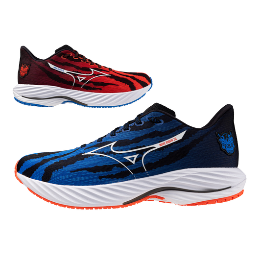 WAVE RIDER 28 Men's - Mizuno Ignition Red/White/Baseball Blue (NEW)